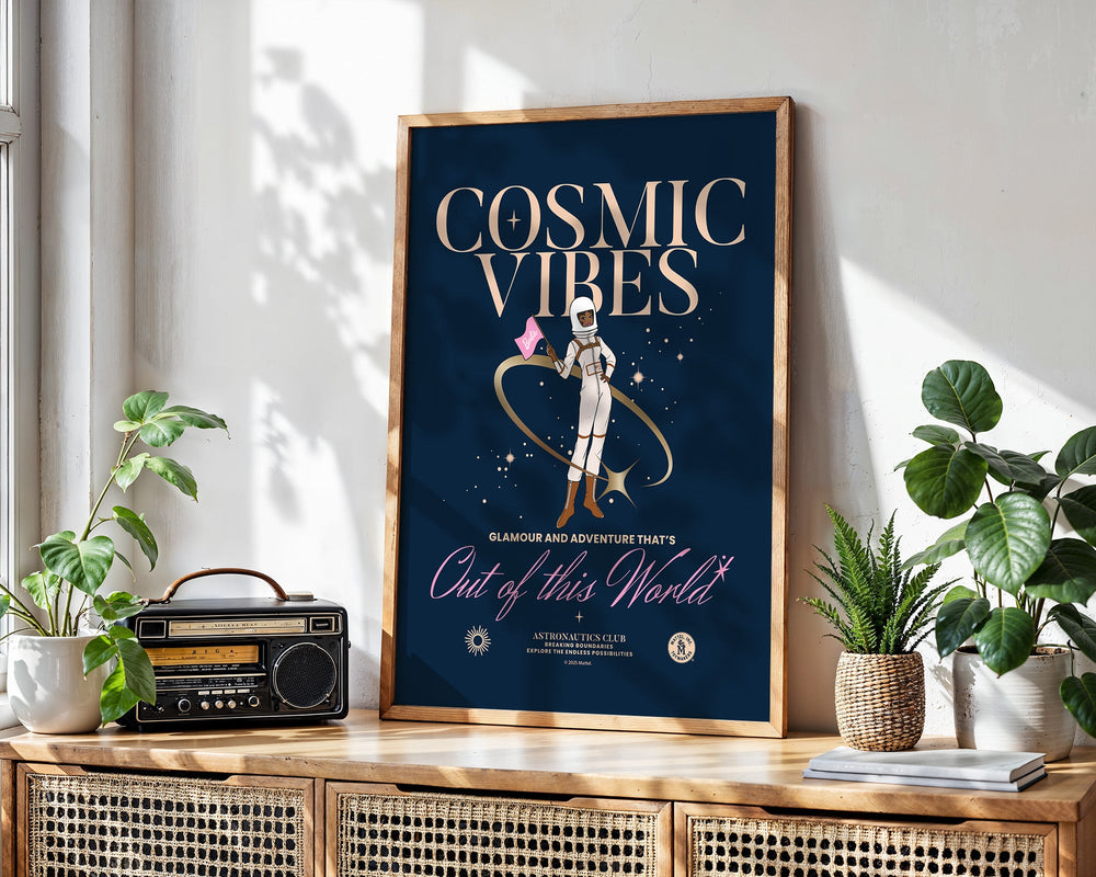 Barbie Cosmic Vibes Portrait Print wall - art - picture - poster