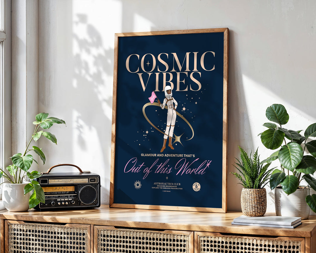Barbie Cosmic Vibes Portrait Print wall - art - picture - poster