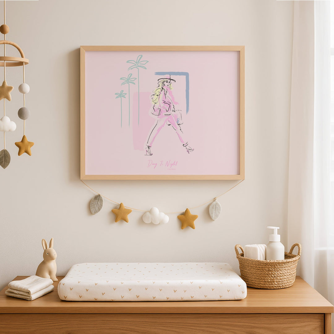 Barbie Day To Night Landscape Wall Art Print wall - art - picture - poster
