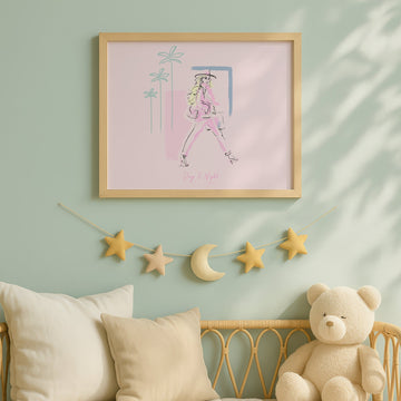 Barbie Day To Night Landscape Wall Art Print wall - art - picture - poster