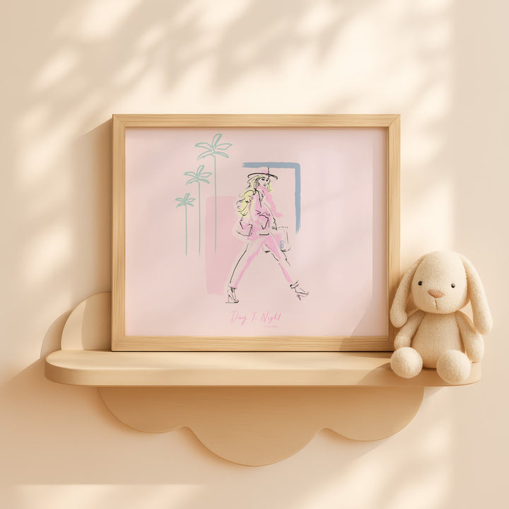 Barbie Day To Night Landscape Wall Art Print wall - art - picture - poster