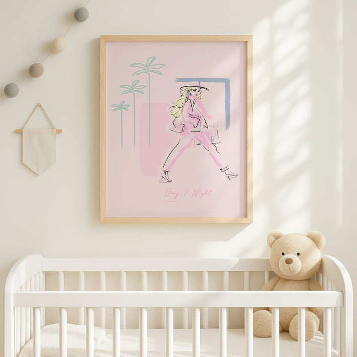Barbie Day To Night Portrait Wall Art Print wall - art - picture - poster