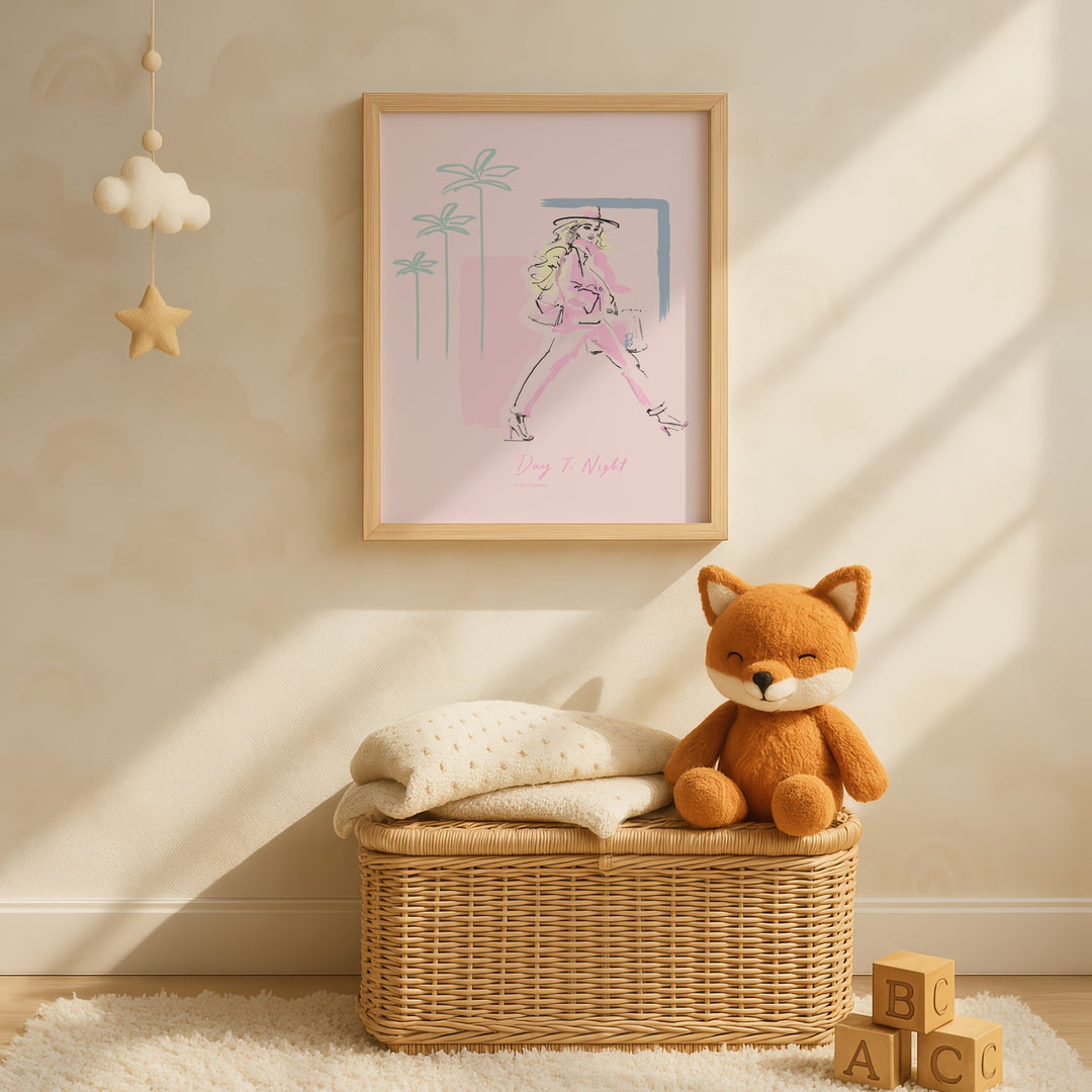 Barbie Day To Night Portrait Wall Art Print wall - art - picture - poster