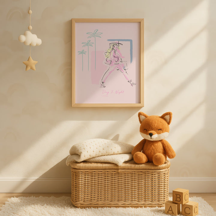Barbie Day To Night Portrait Wall Art Print wall - art - picture - poster