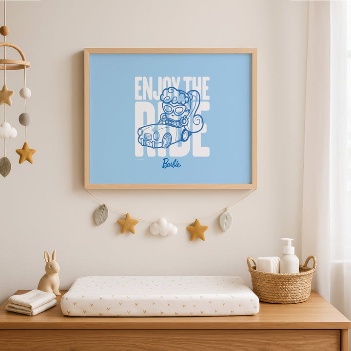 Barbie Enjoy The Ride Landscape Print wall - art - picture - poster