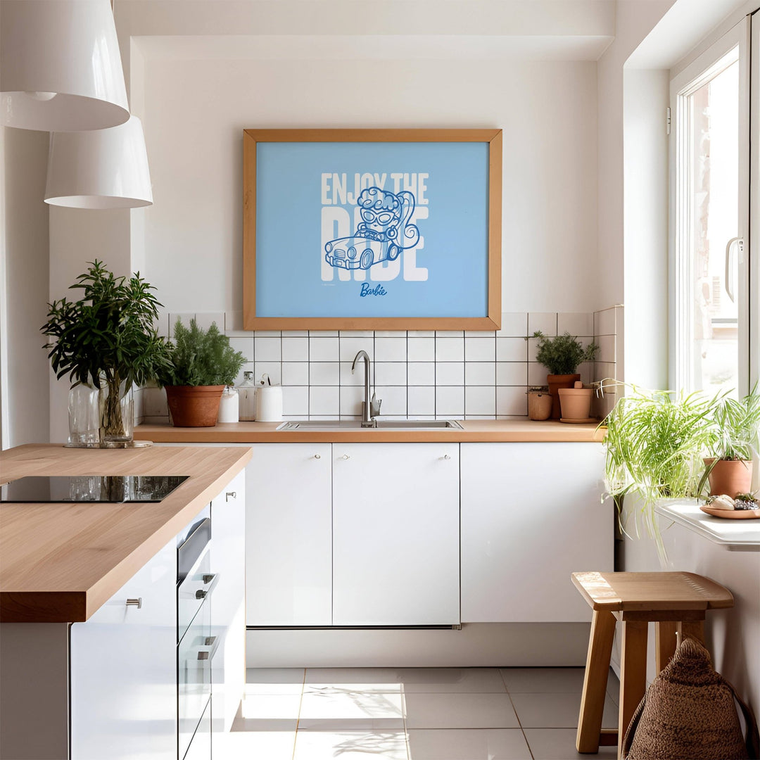 Barbie Enjoy The Ride Landscape Print wall - art - picture - poster