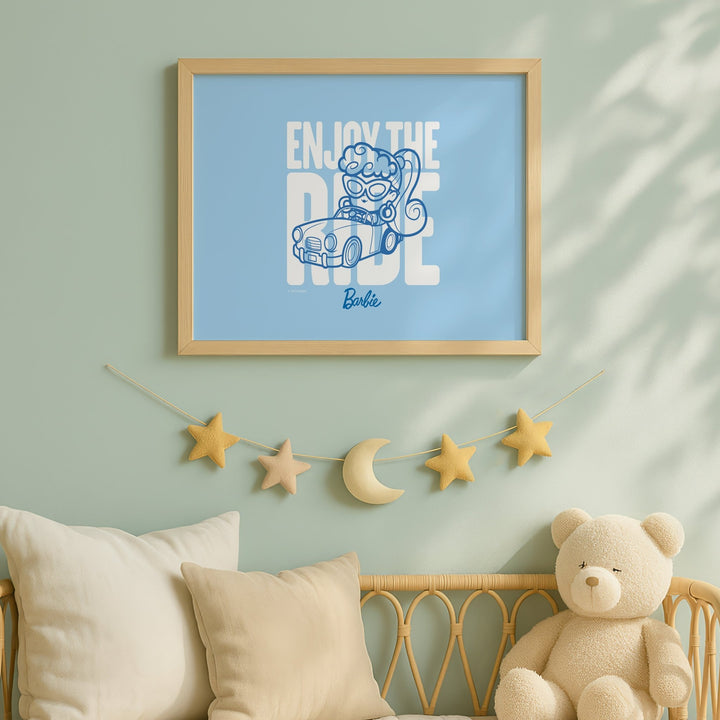 Barbie Enjoy The Ride Landscape Print wall - art - picture - poster