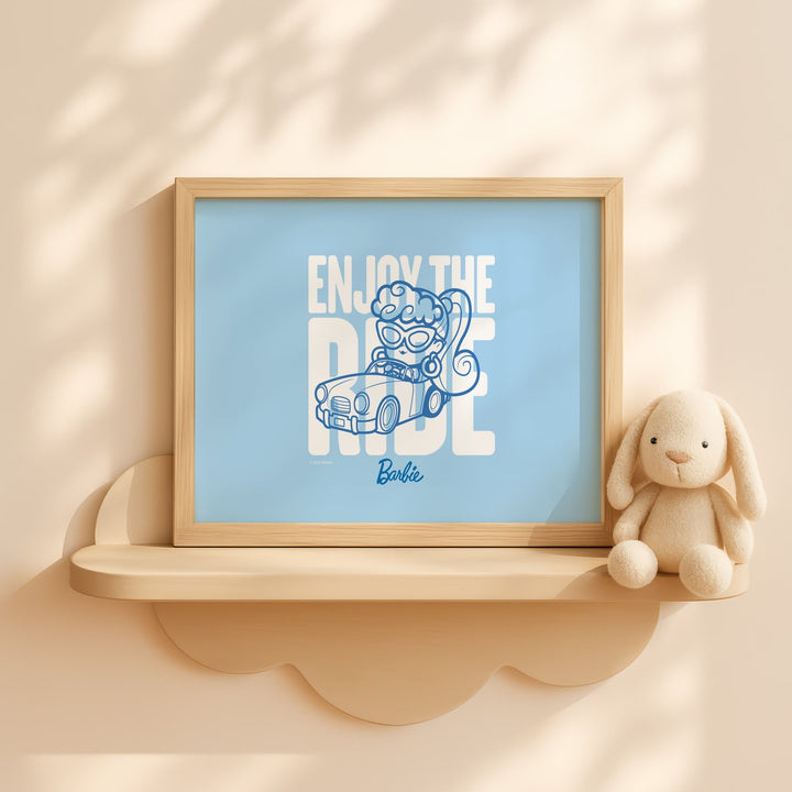 Barbie Enjoy The Ride Landscape Print wall - art - picture - poster