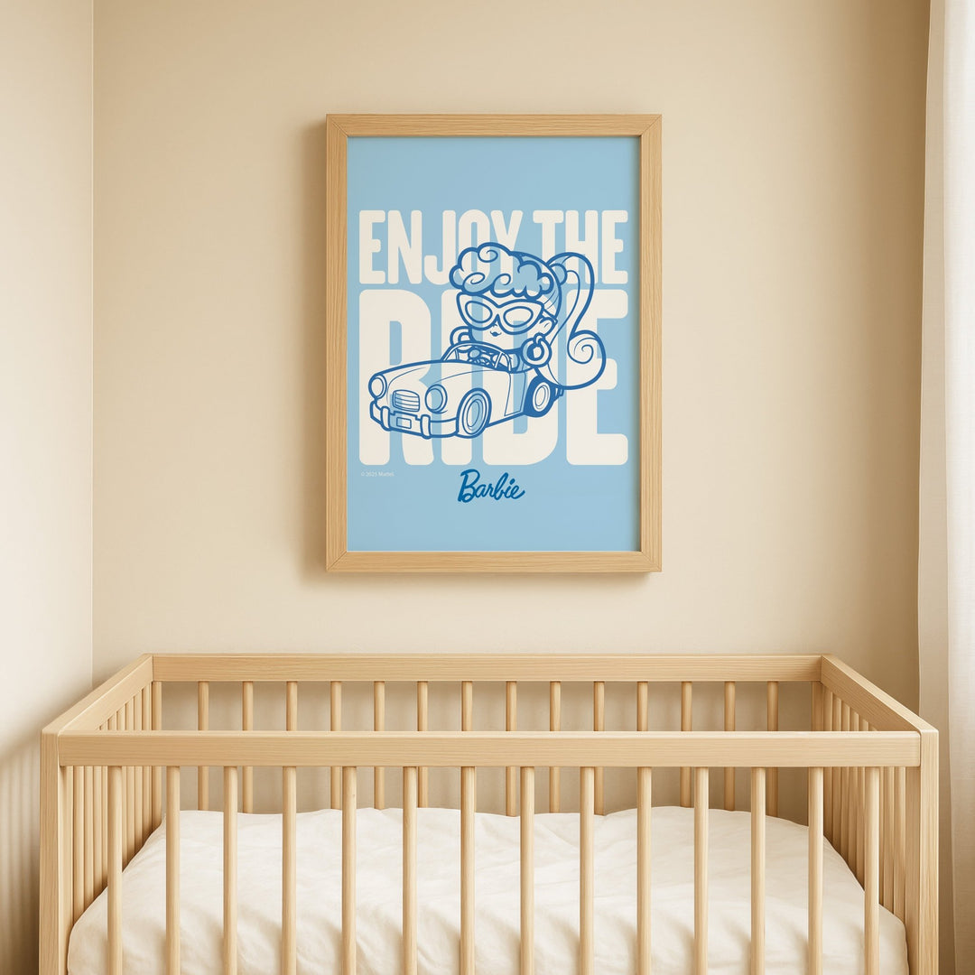 Barbie Enjoy The Ride Portrait Print wall - art - picture - poster