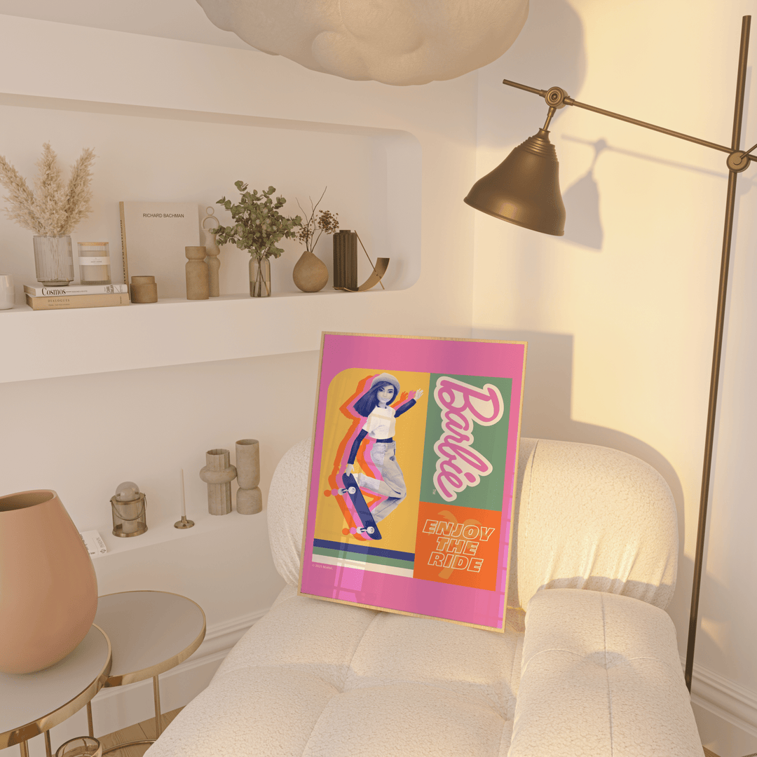 Barbie Enjoy The Ride Wall Art Print wall - art - picture - poster
