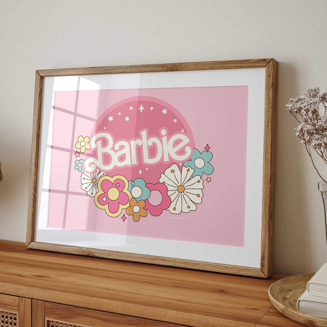Barbie Floral Landscape Wall Art Print wall - art - picture - poster