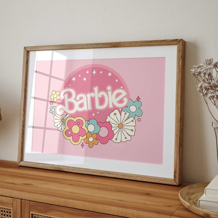Barbie Floral Landscape Wall Art Print wall - art - picture - poster