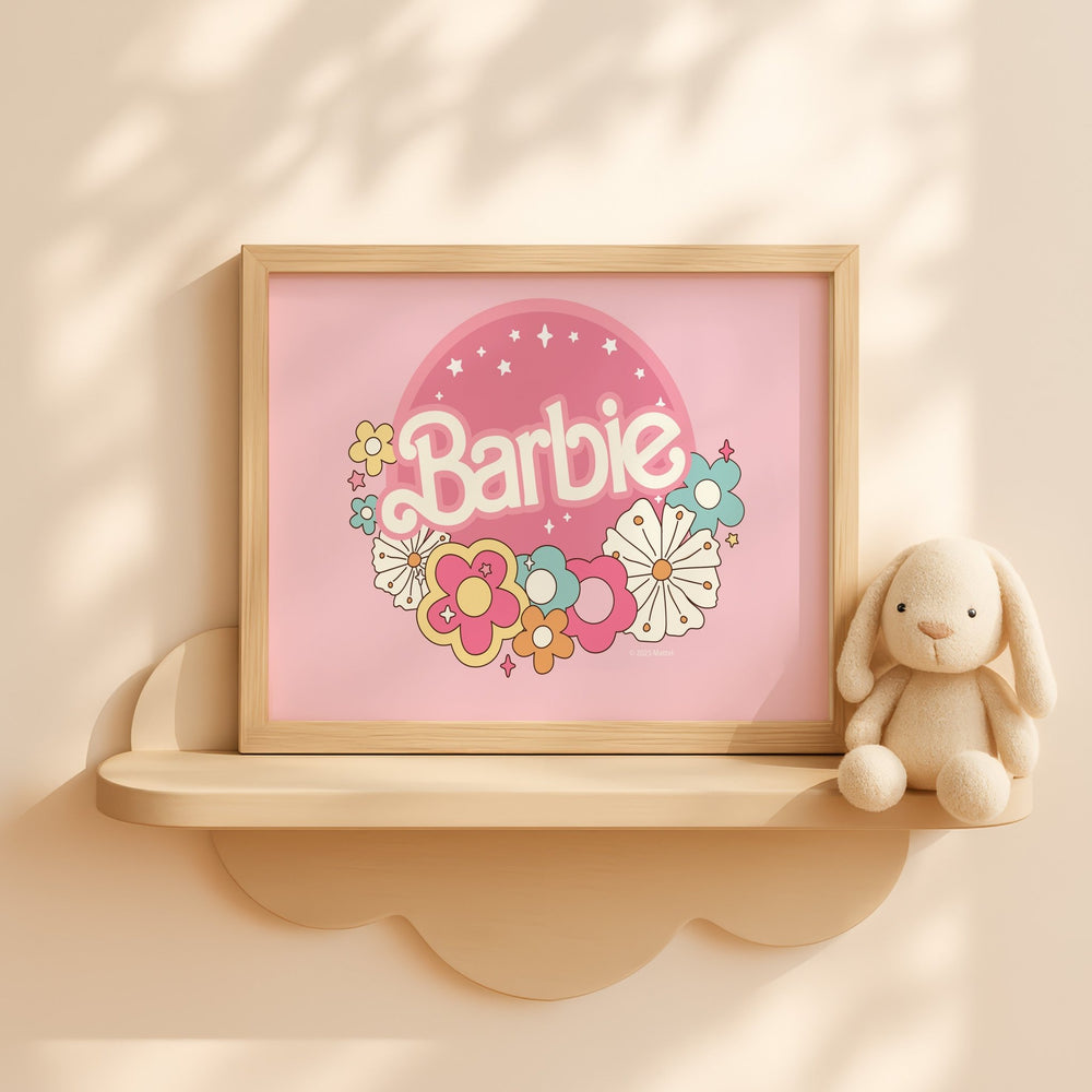 Barbie Floral Landscape Wall Art Print wall - art - picture - poster