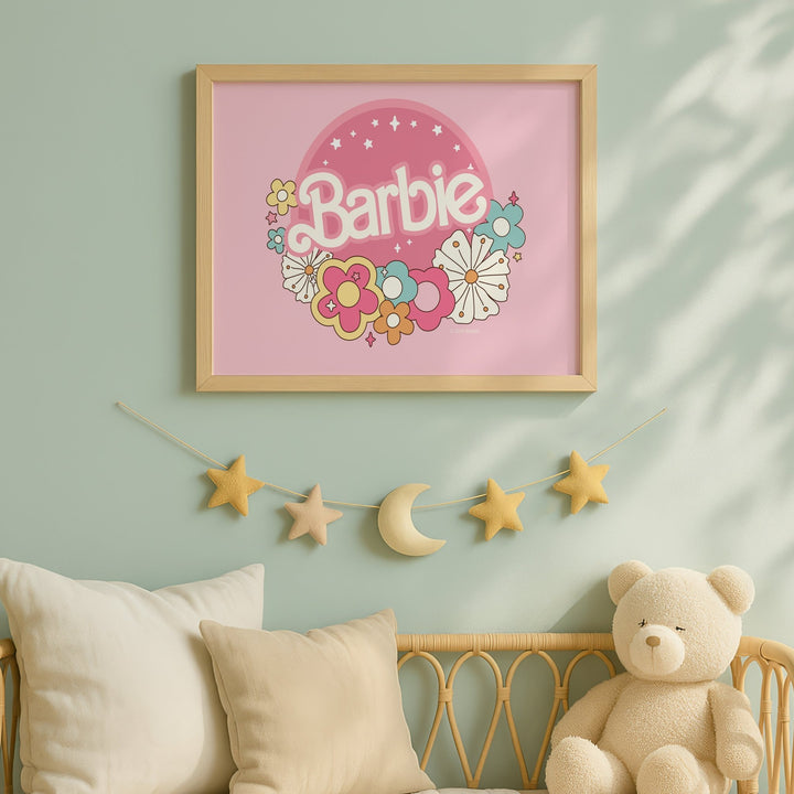 Barbie Floral Landscape Wall Art Print wall - art - picture - poster