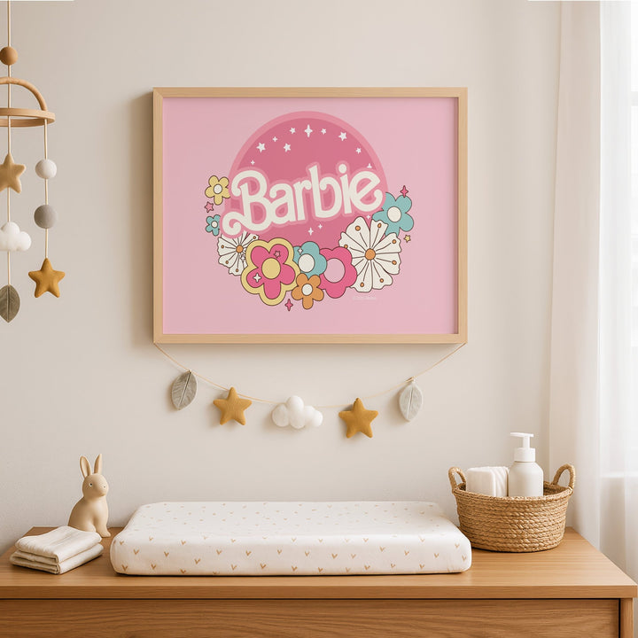 Barbie Floral Landscape Wall Art Print wall - art - picture - poster