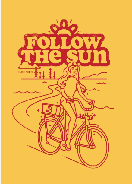 Barbie Follow The Sun Wall Art Poster,frame