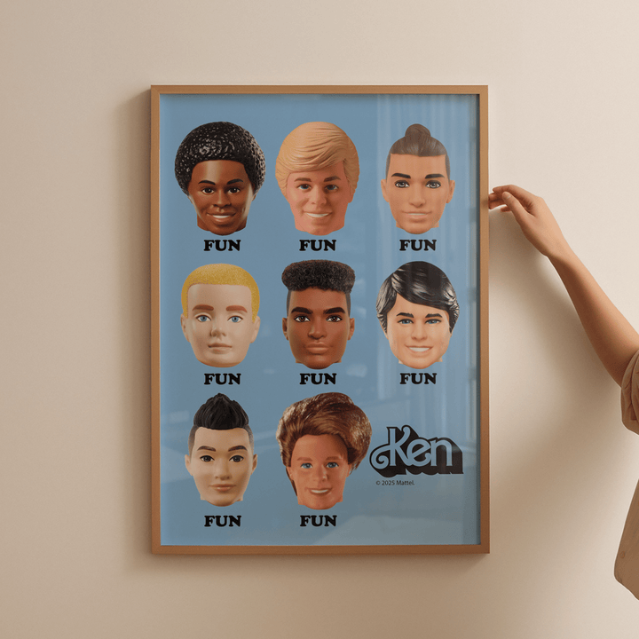 Barbie Fun Heads Wall Art Print wall - art - picture - poster