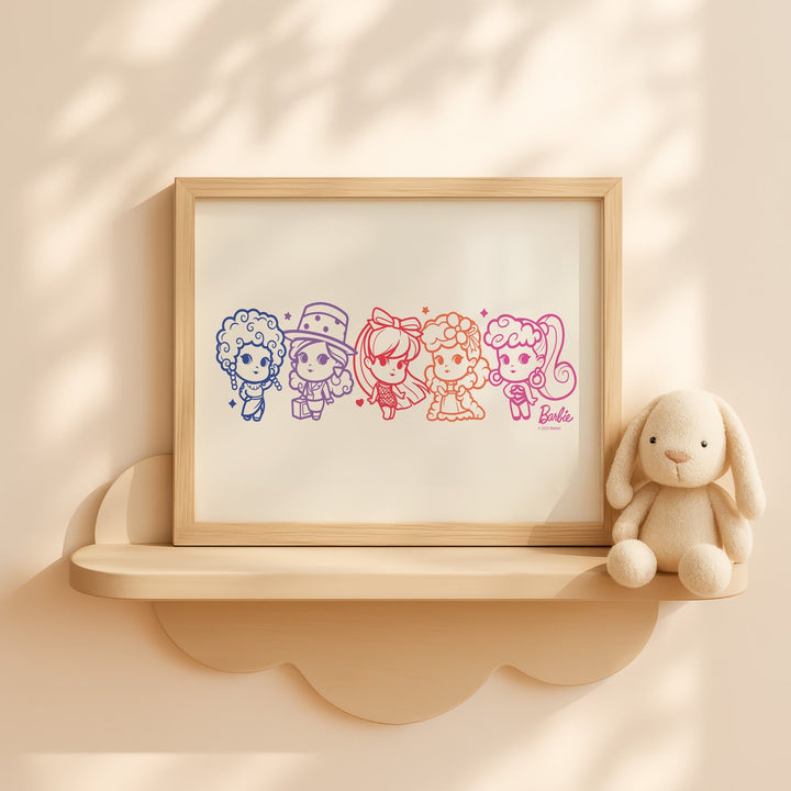 Barbie Girls Landscape Professions Wall Art wall - art - picture - poster