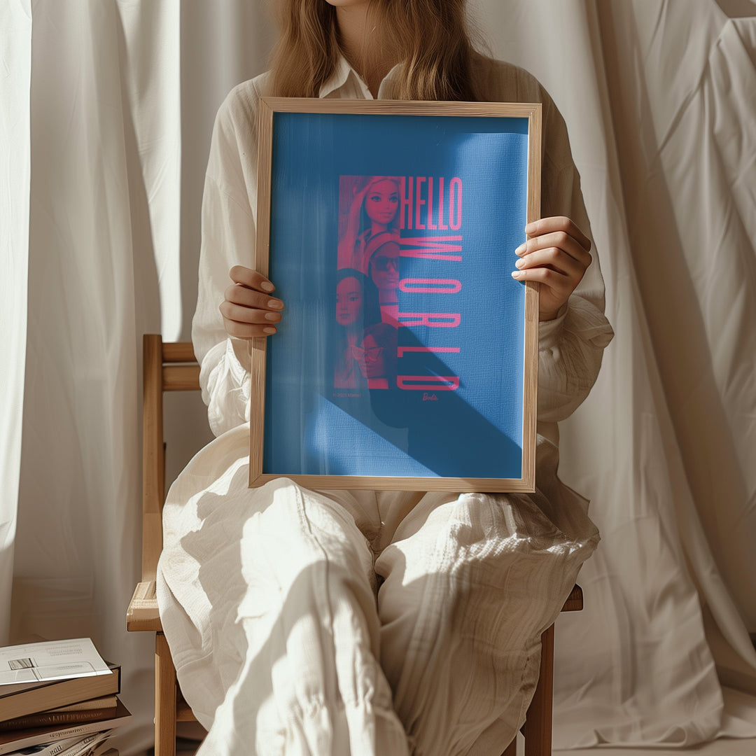 Barbie Hello World Wall Art Print wall - art - picture - poster