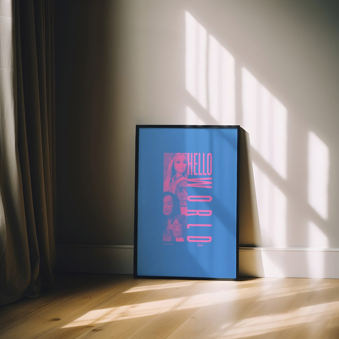 Barbie Hello World Wall Art Print wall - art - picture - poster
