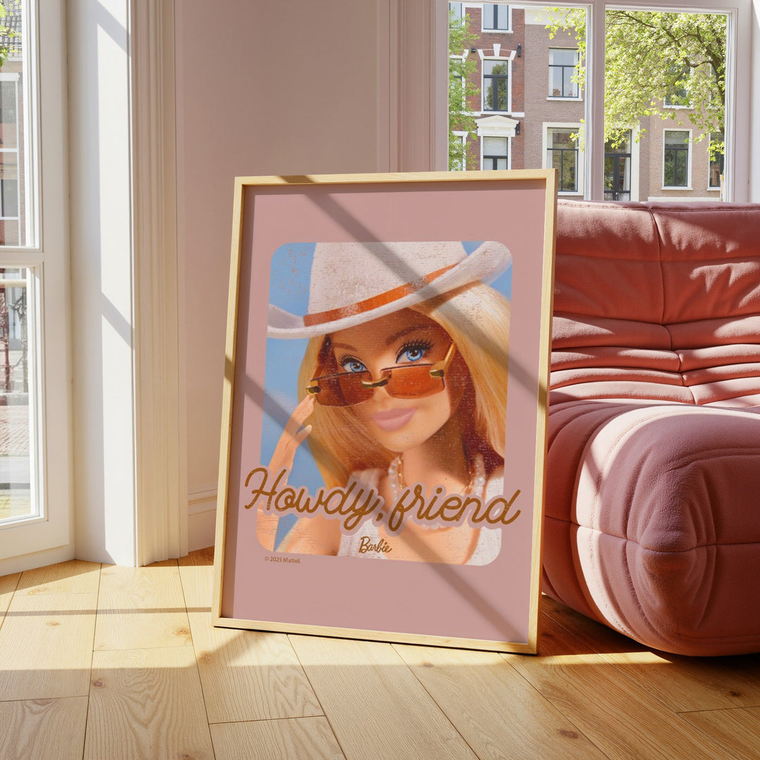 Barbie Howdy Friend Wall Art Poster wall - art - picture - poster