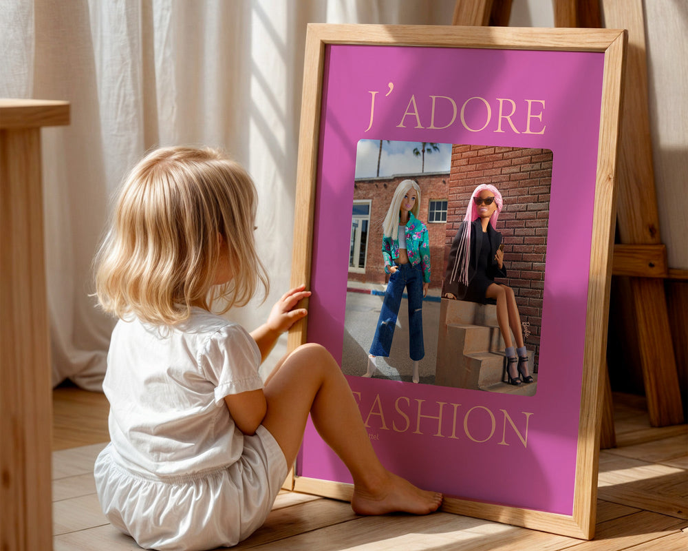 Barbie J'Adore Fashion Barbie Print wall - art - picture - poster