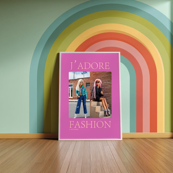 Barbie J'Adore Fashion Barbie Print wall - art - picture - poster