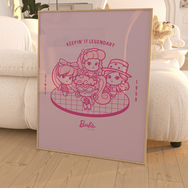 Barbie Keepin It Legendary Wall Art Landscape Print wall - art - picture - poster