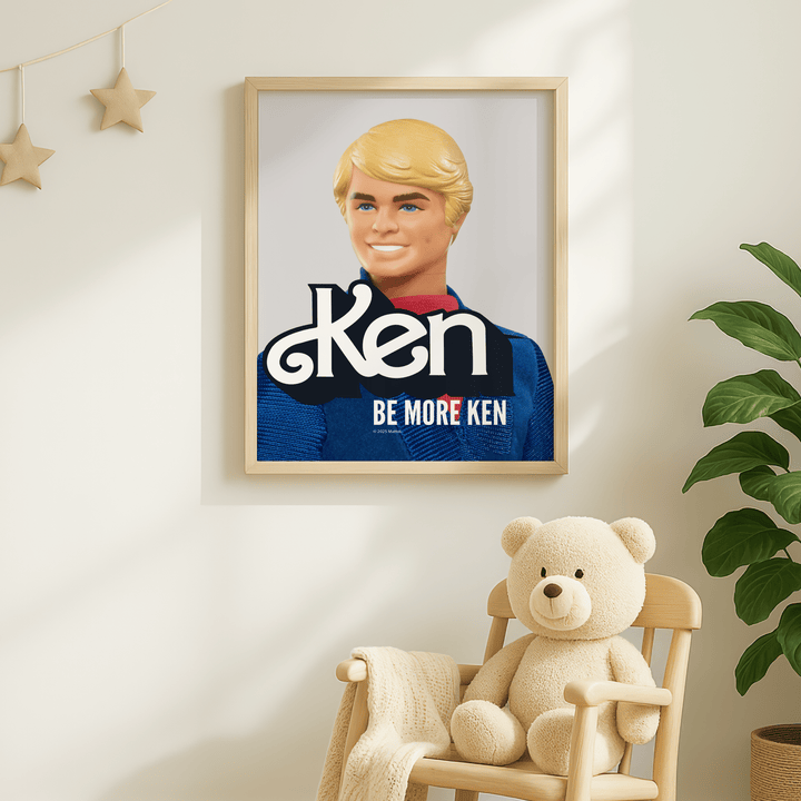 Barbie Ken Be More Ken Wall Art Print wall - art - picture - poster