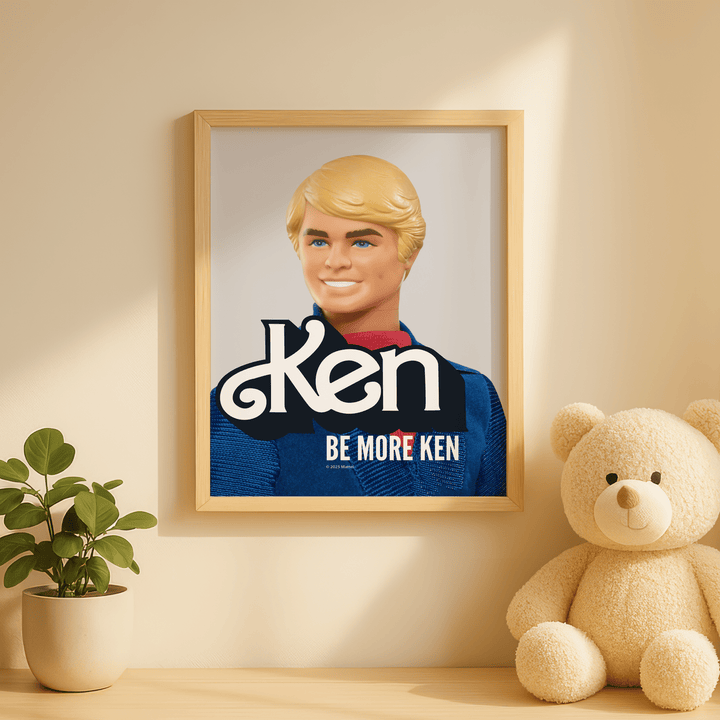 Barbie Ken Be More Ken Wall Art Print wall - art - picture - poster
