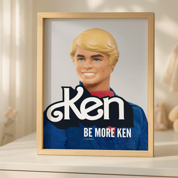 Barbie Ken Be More Ken Wall Art Print