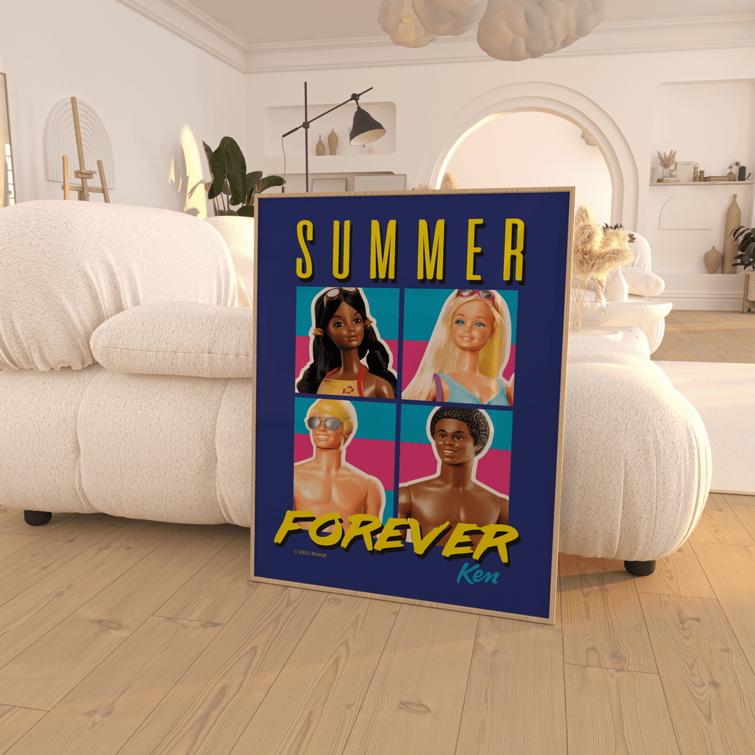 Barbie Ken Summer Forever Print wall - art - picture - poster