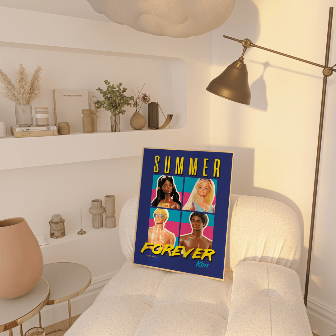 Barbie Ken Summer Forever Print wall - art - picture - poster