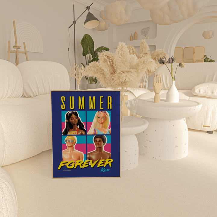 Barbie Ken Summer Forever Print wall - art - picture - poster