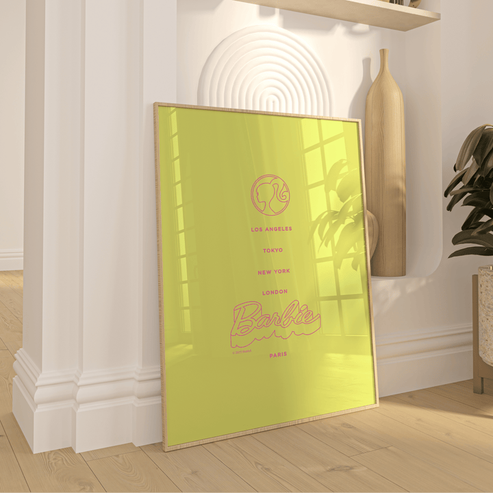 Barbie LA, New York, Tokyo, Paris Print wall - art - picture - poster