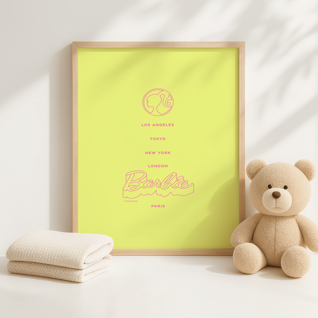 Barbie LA, New York, Tokyo, Paris Print wall - art - picture - poster