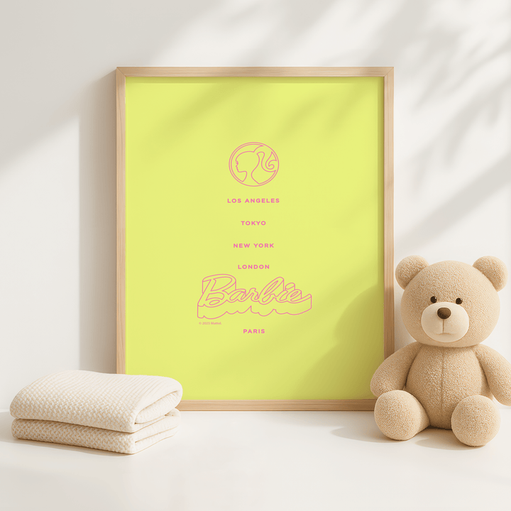 Barbie LA, New York, Tokyo, Paris Print wall - art - picture - poster