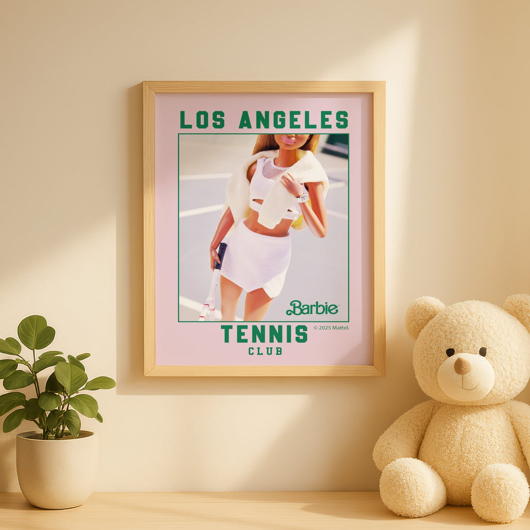 Barbie LA Tennis Club Wall Art Print wall - art - picture - poster