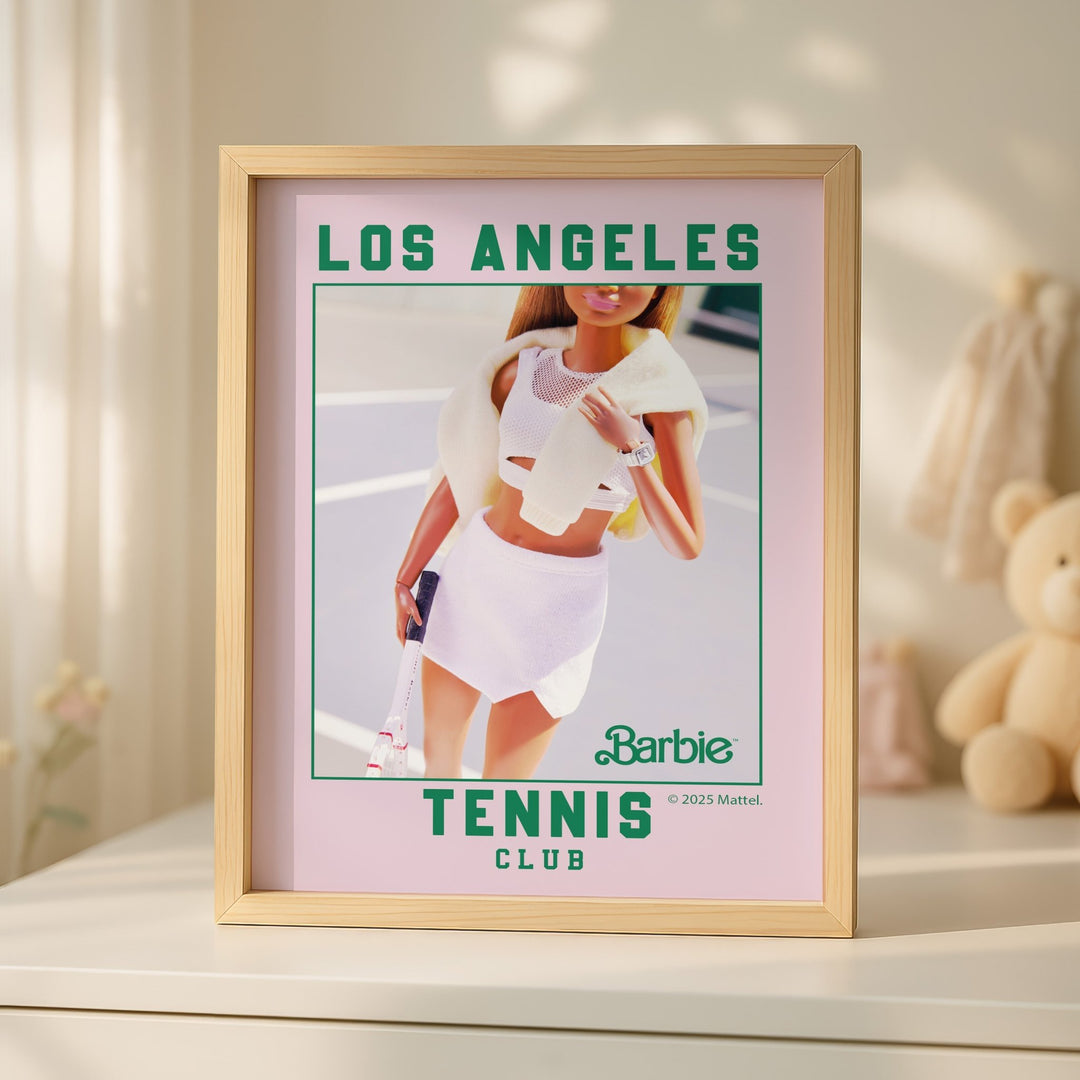 Barbie LA Tennis Club Wall Art Print wall - art - picture - poster
