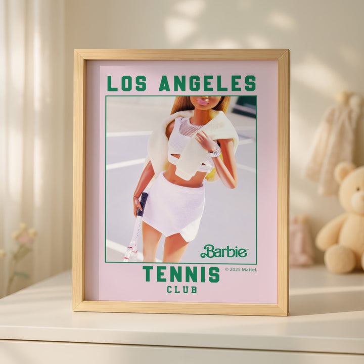 Barbie LA Tennis Club Wall Art Print wall - art - picture - poster