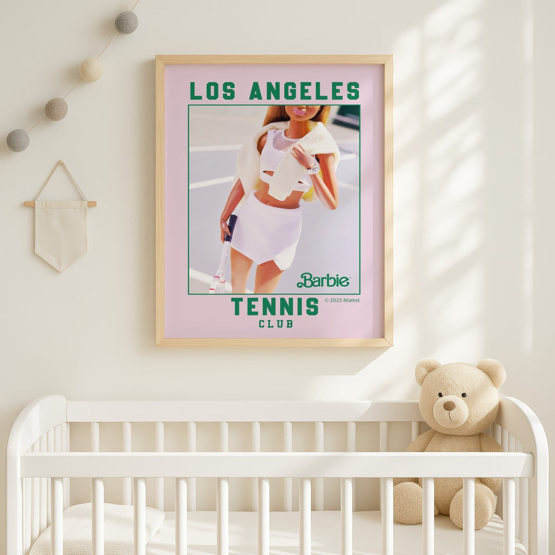 Barbie LA Tennis Club Wall Art Print wall - art - picture - poster
