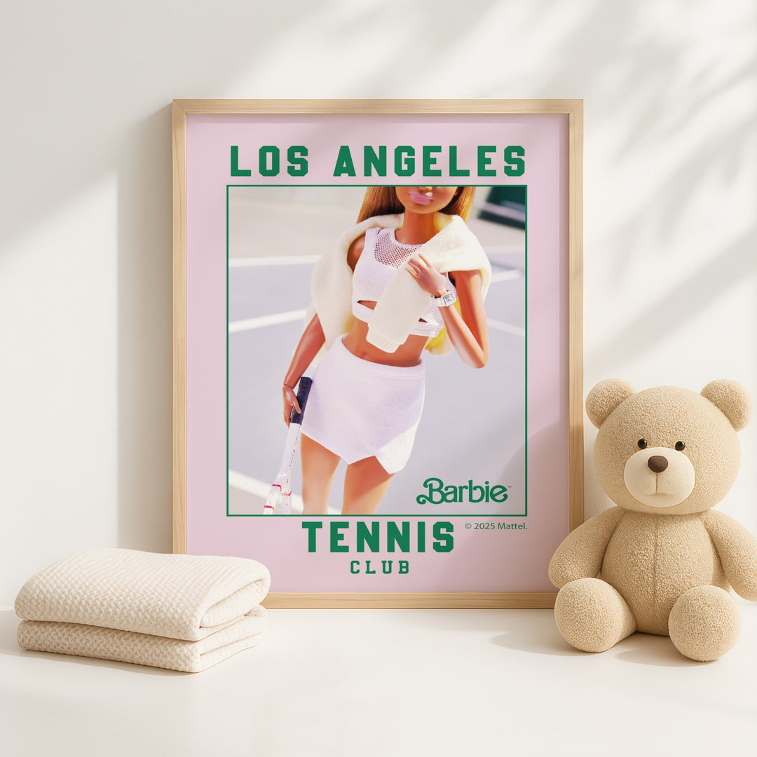 Barbie LA Tennis Club Wall Art Print wall - art - picture - poster