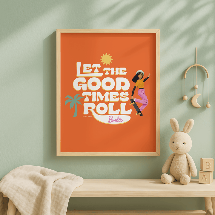 Barbie Let the Good Times Roll Print wall - art - picture - poster
