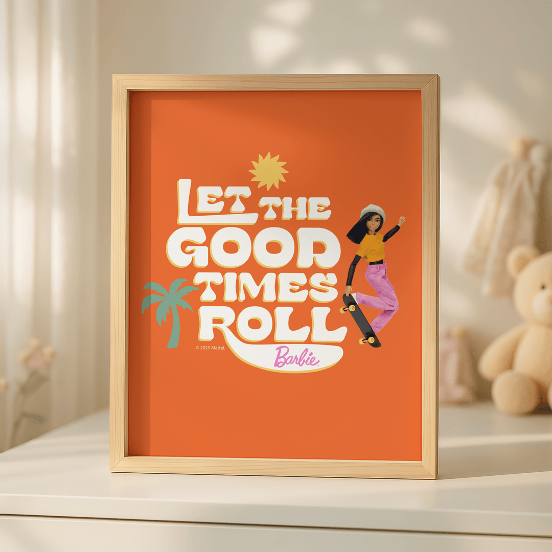 Barbie Let the Good Times Roll Print wall - art - picture - poster