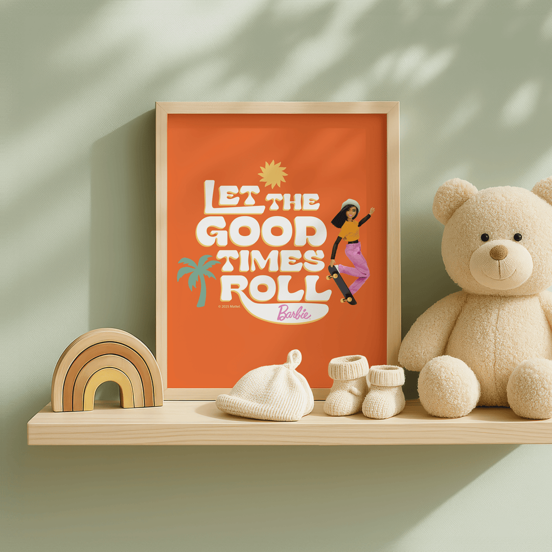 Barbie Let the Good Times Roll Print wall - art - picture - poster