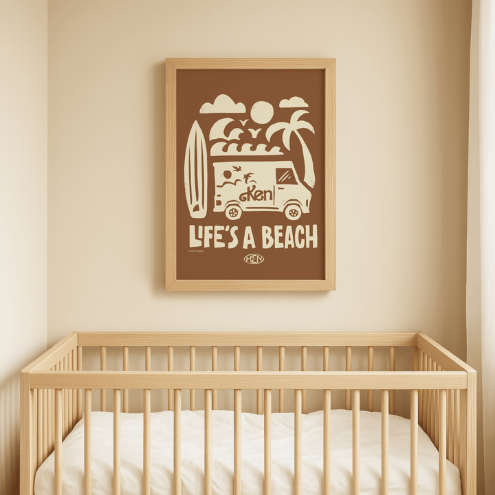 Barbie Life's a Beach Ken Print wall - art - picture - poster