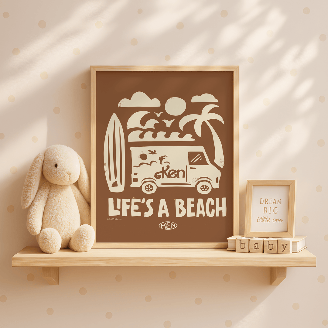 Barbie Life's a Beach Ken Print wall - art - picture - poster