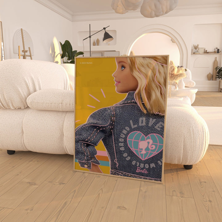 Barbie Love Makes the World Go Round wall - art - picture - poster