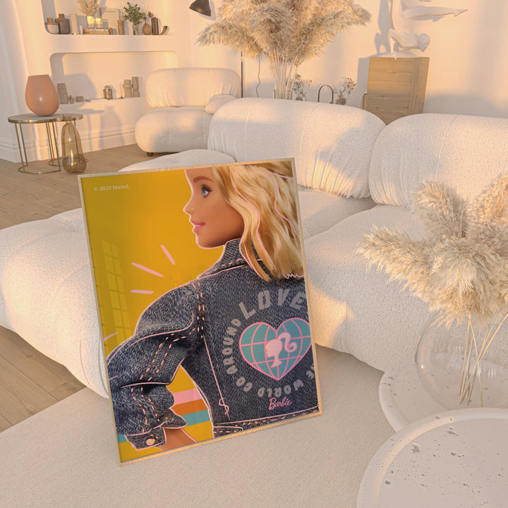 Barbie Love Makes the World Go Round wall - art - picture - poster