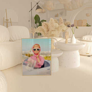 Barbie Macan Print wall - art - picture - poster